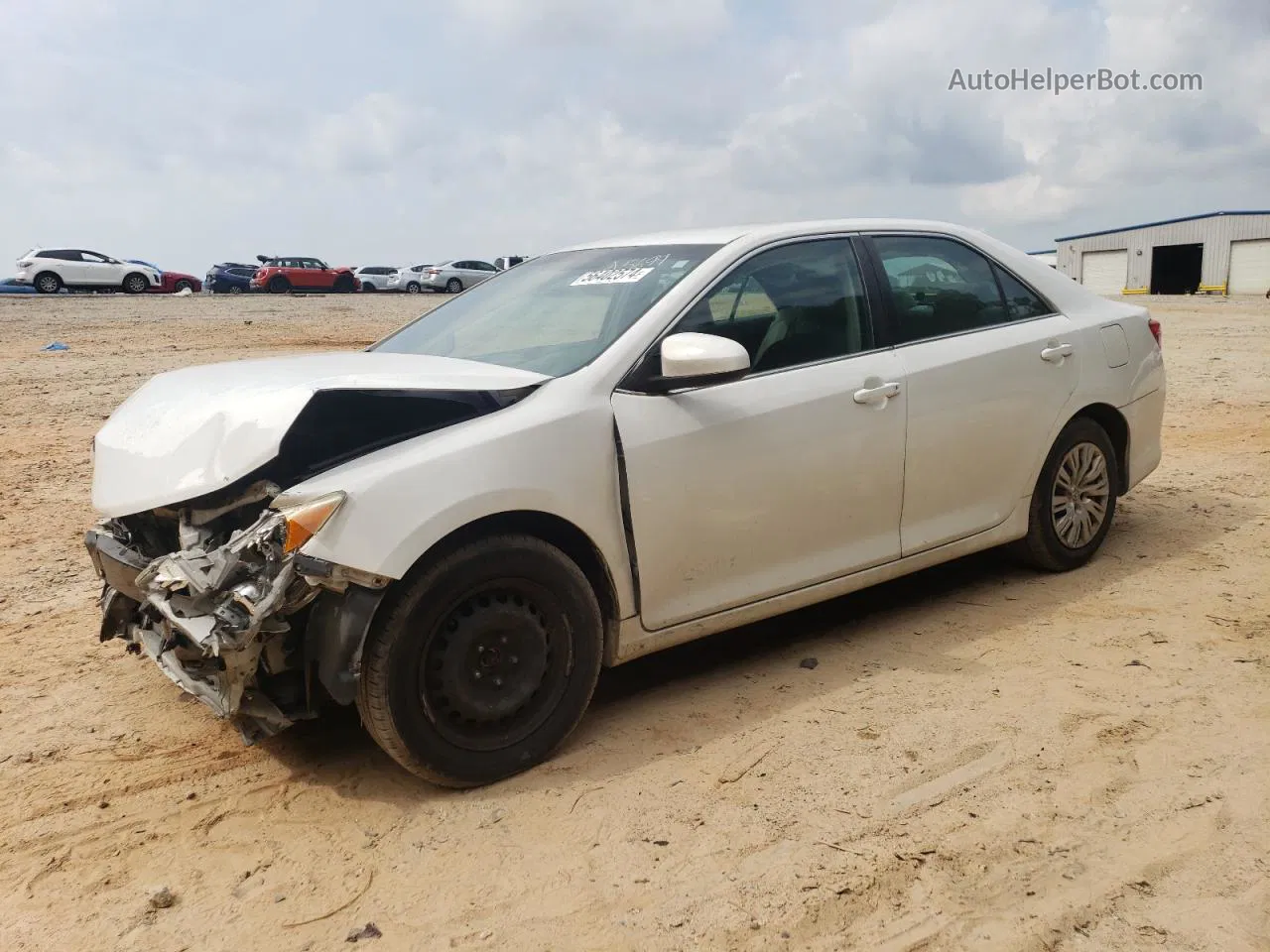 2012 Toyota Camry Base White vin: 4T4BF1FK4CR265699