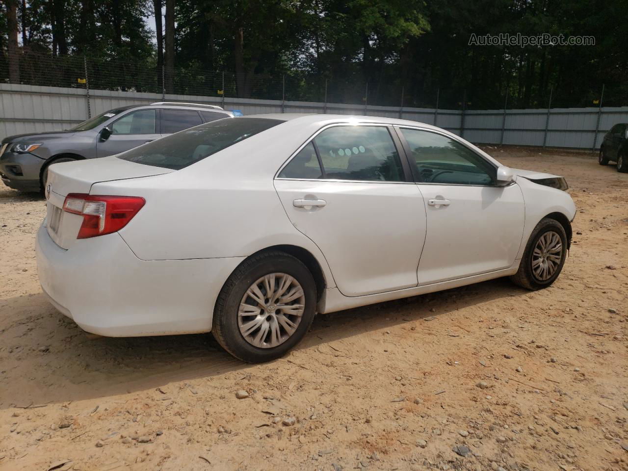 2012 Toyota Camry Base White vin: 4T4BF1FK4CR265699