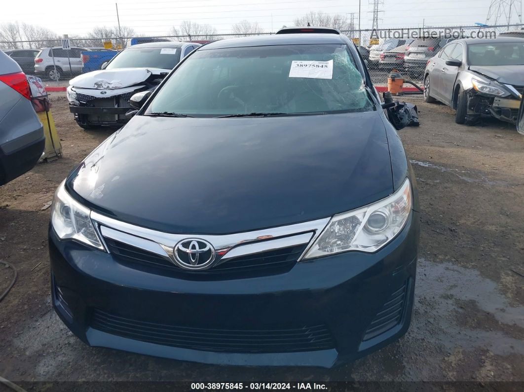 2013 Toyota Camry Le Dark Blue vin: 4T4BF1FK4DR282195