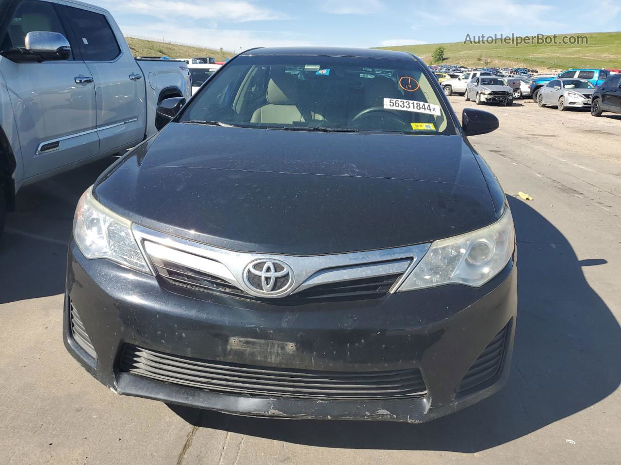 2014 Toyota Camry L Black vin: 4T4BF1FK4ER346849