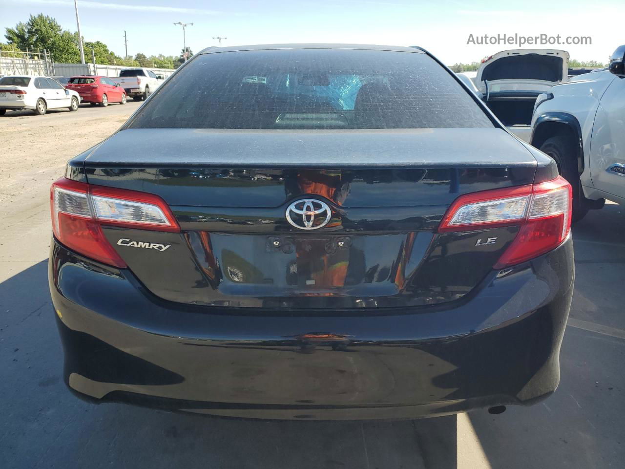 2014 Toyota Camry L Black vin: 4T4BF1FK4ER346849