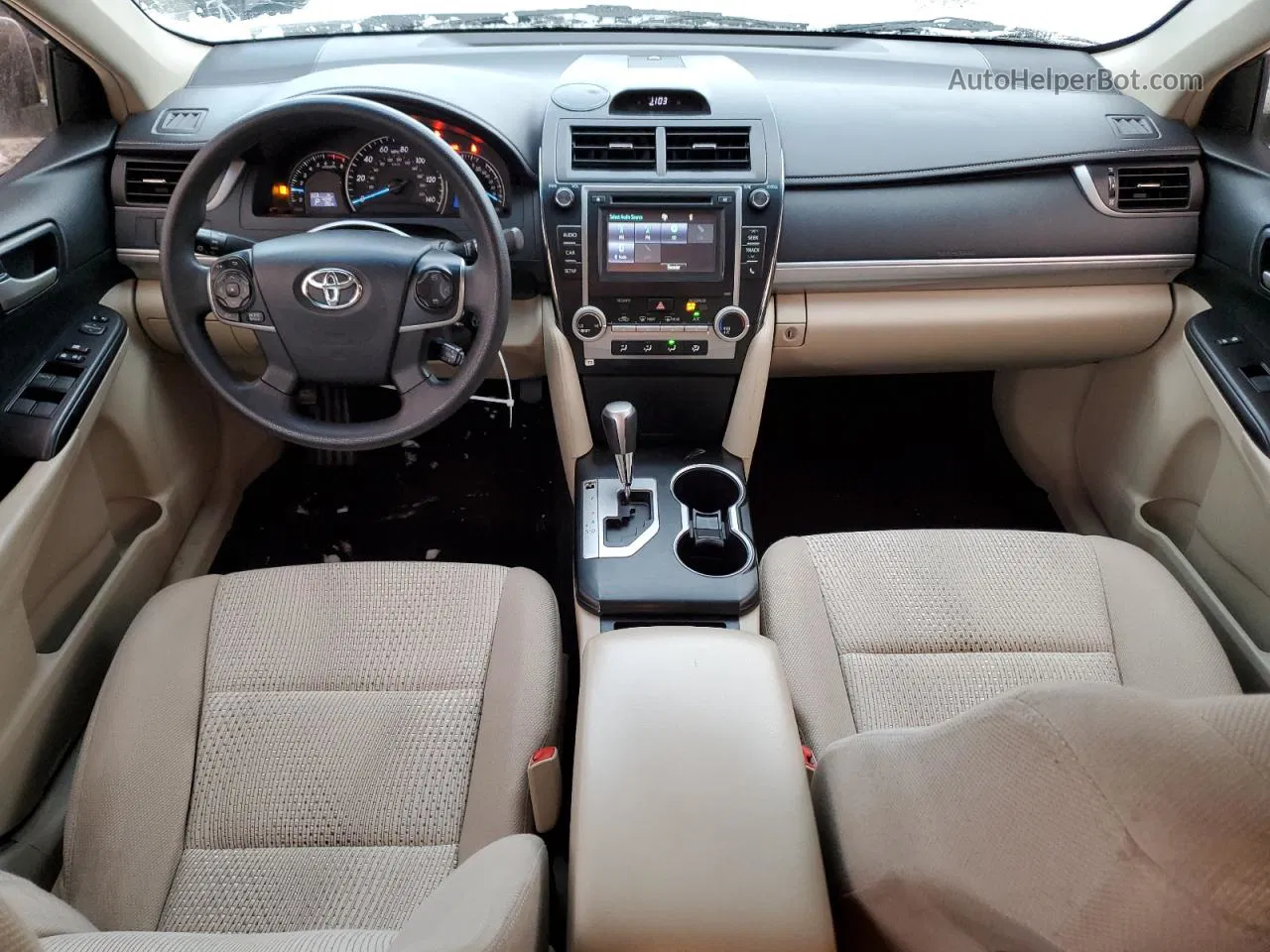 2014 Toyota Camry L Белый vin: 4T4BF1FK4ER385084