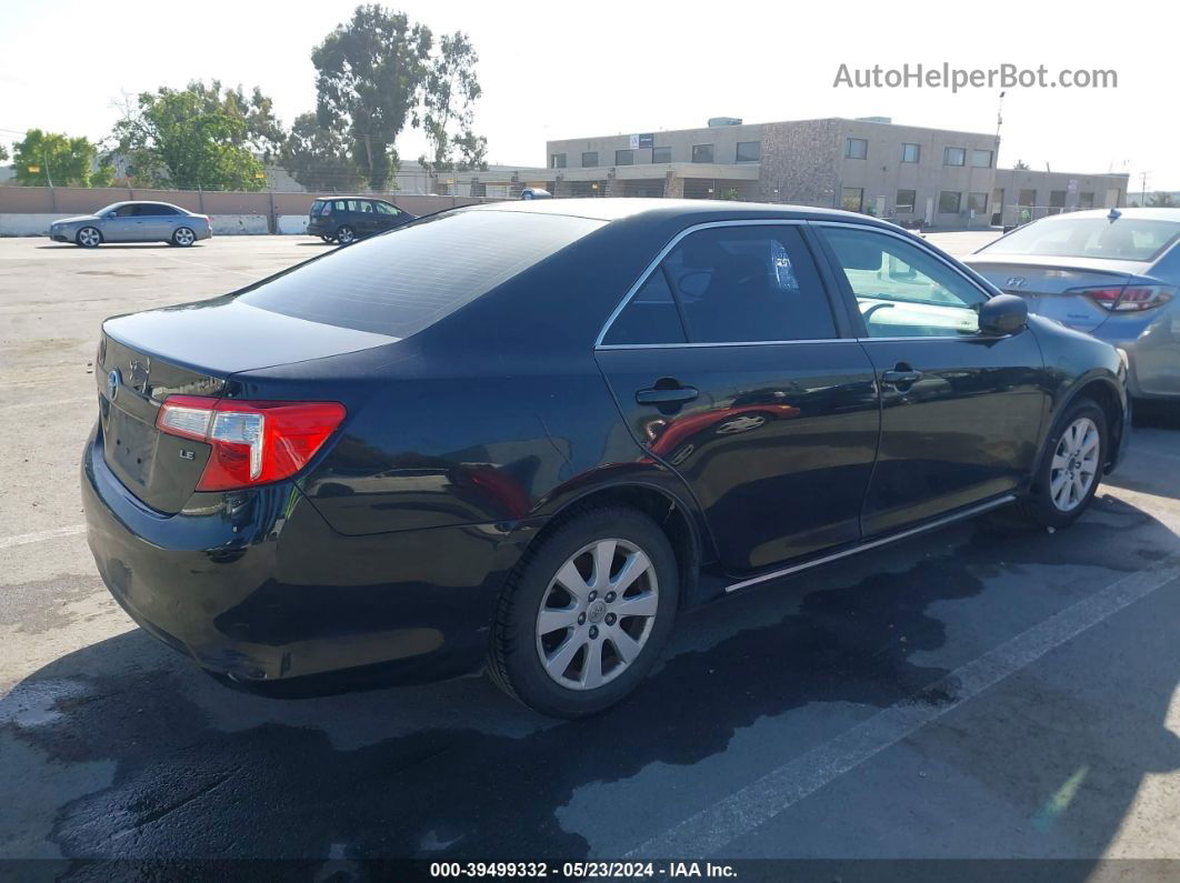 2014 Toyota Camry Le Черный vin: 4T4BF1FK4ER398904