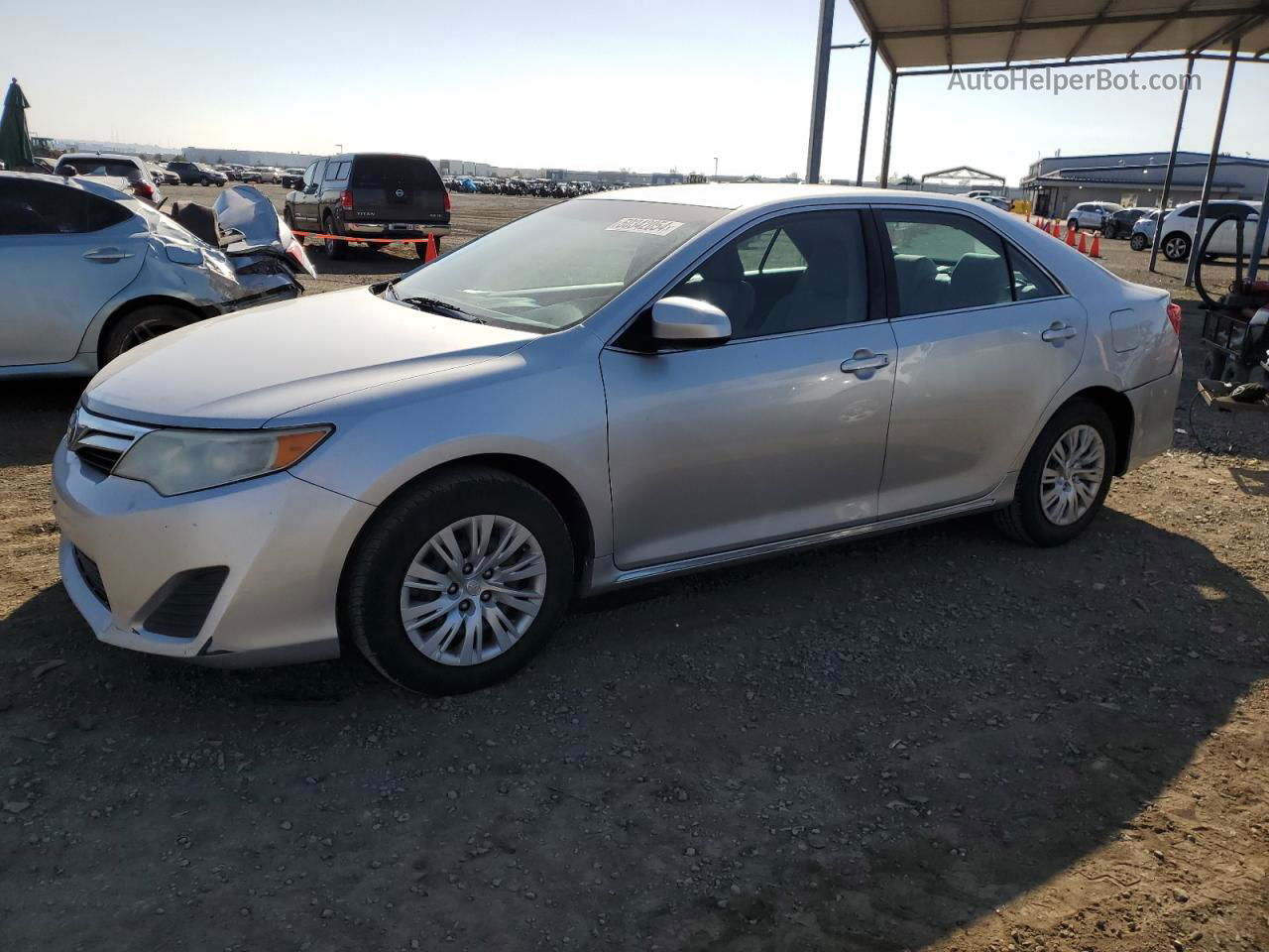 2014 Toyota Camry L Серебряный vin: 4T4BF1FK4ER402143