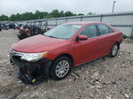 2014 Toyota Camry L Red vin: 4T4BF1FK4ER413241