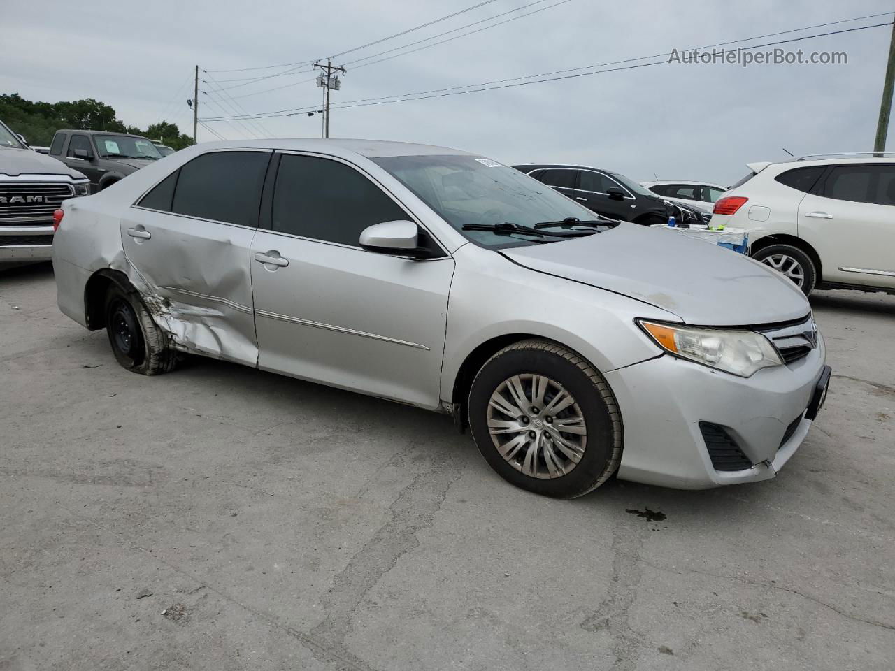 2014 Toyota Camry L Silver vin: 4T4BF1FK4ER425874