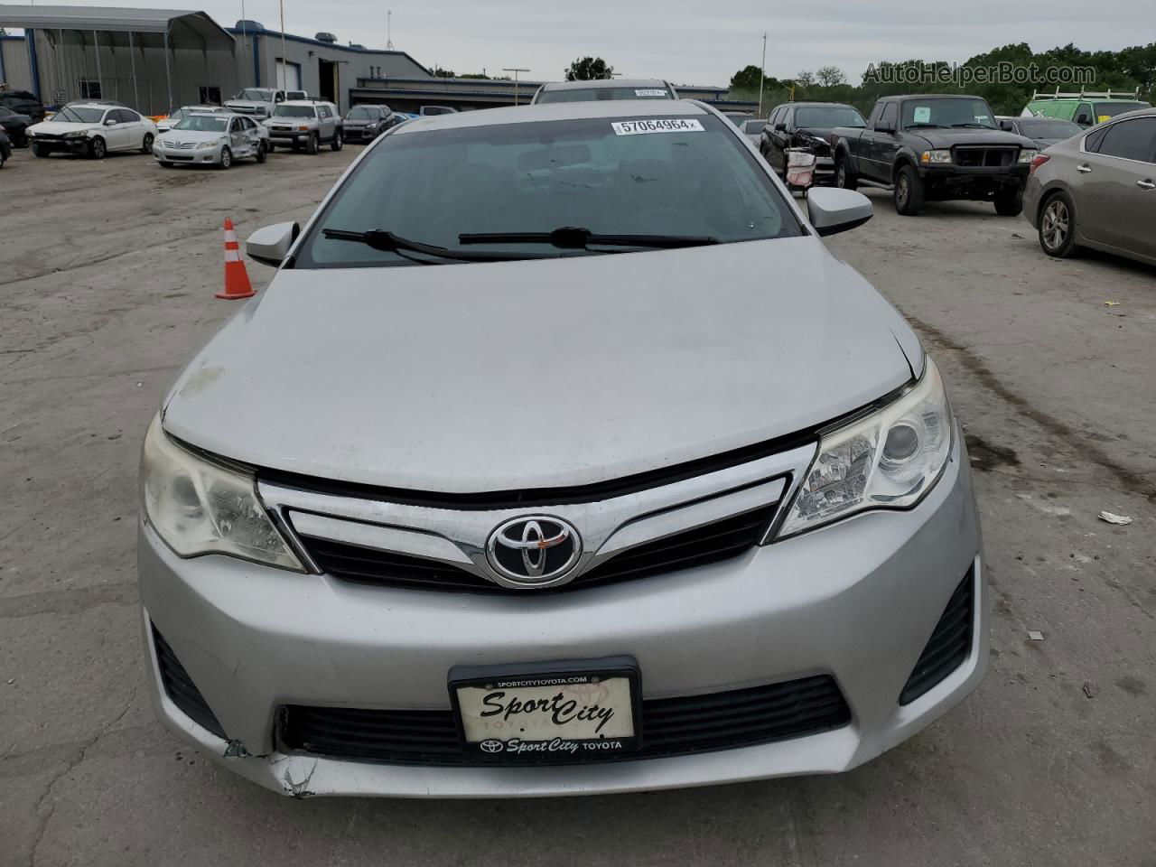 2014 Toyota Camry L Silver vin: 4T4BF1FK4ER425874