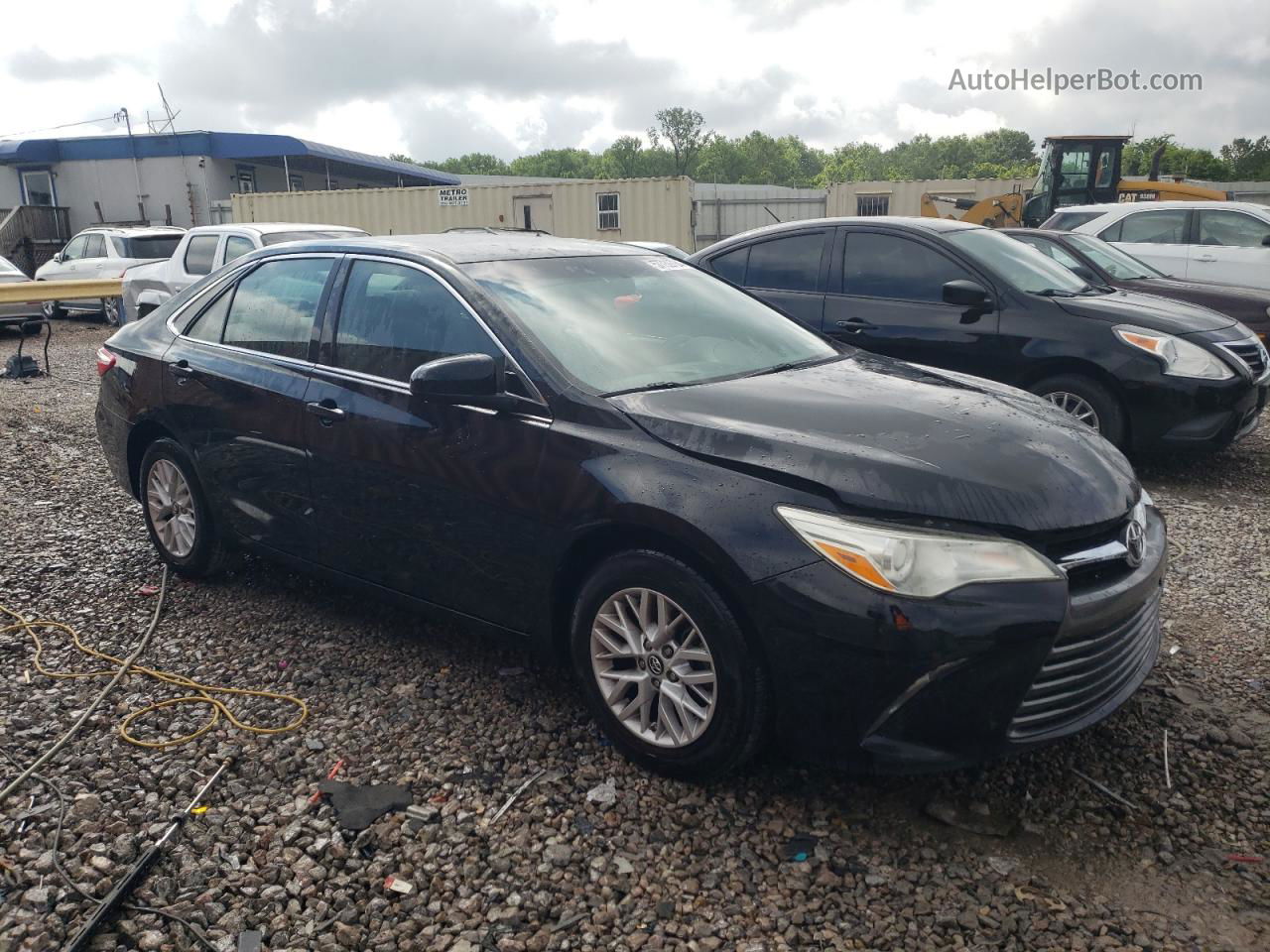 2016 Toyota Camry Le Black vin: 4T4BF1FK4GR556841