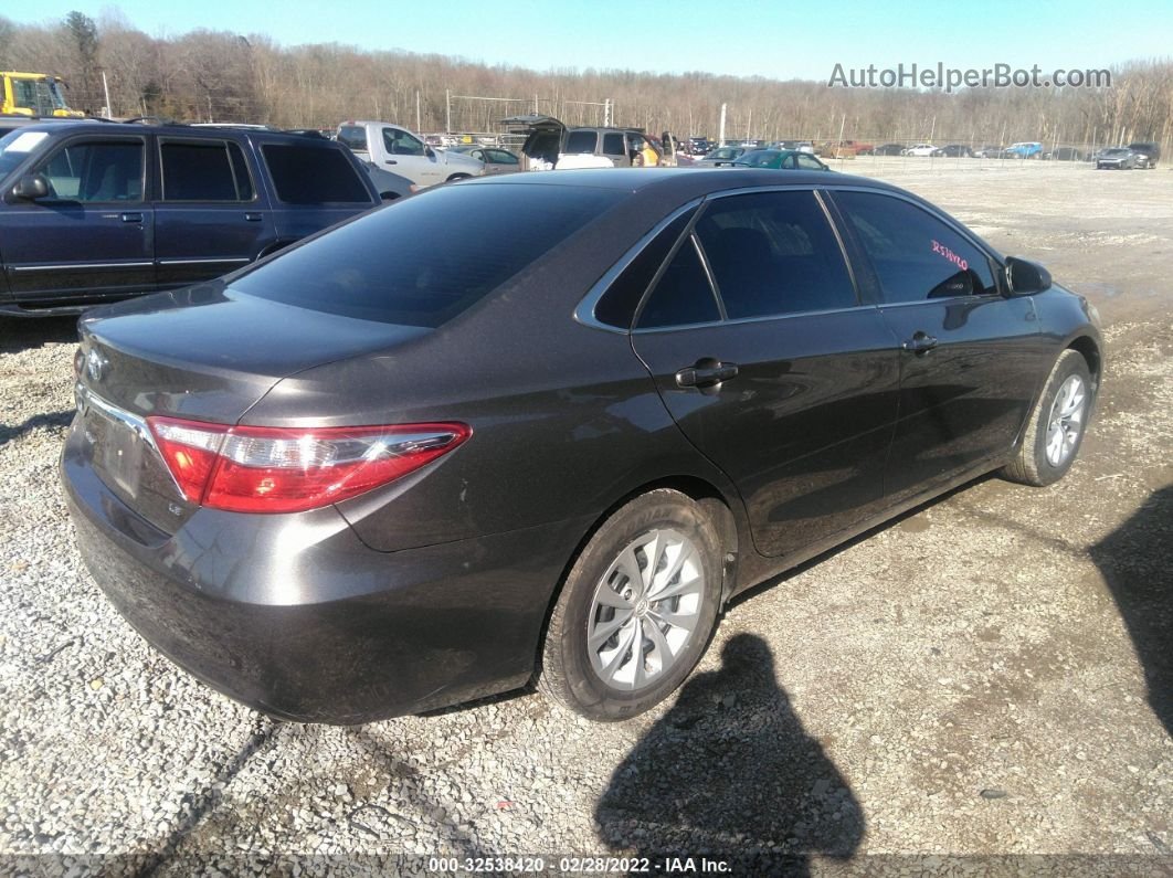 2016 Toyota Camry Xle/se/le/xse Серый vin: 4T4BF1FK4GR584364