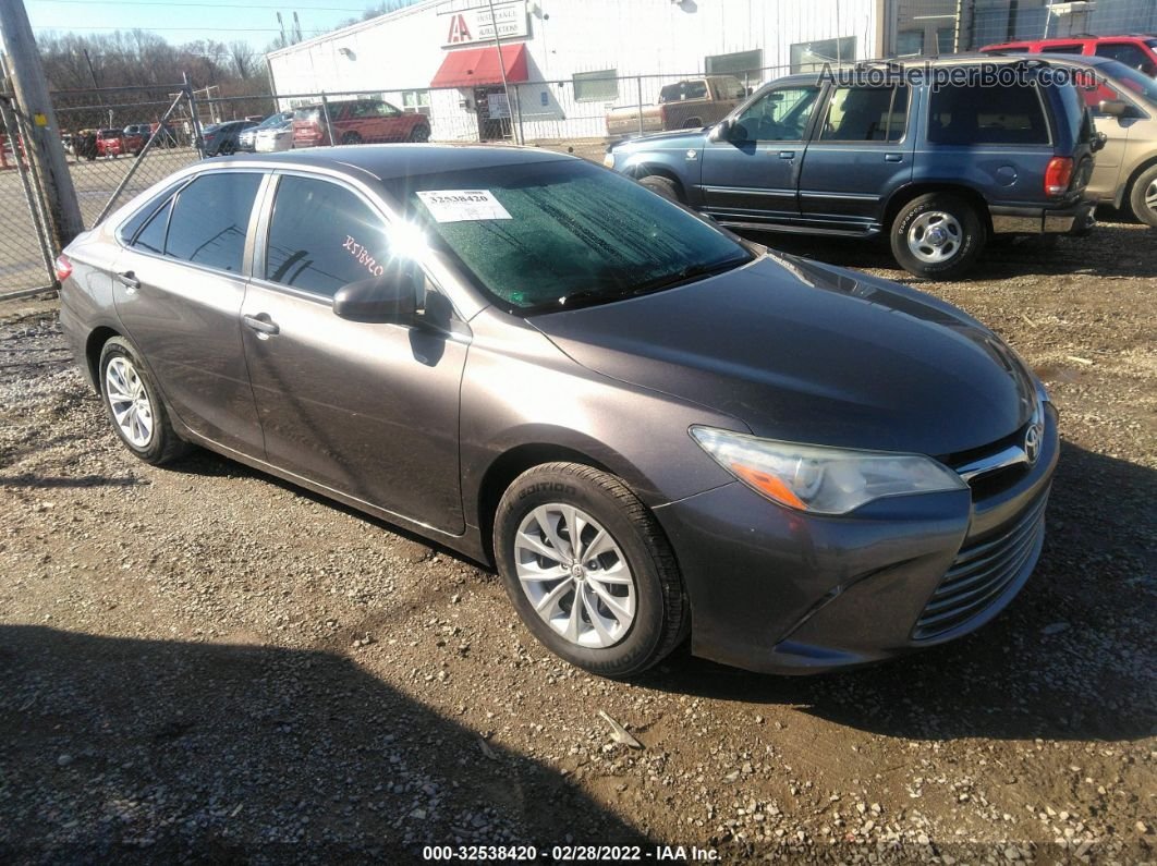 2016 Toyota Camry Xle/se/le/xse Серый vin: 4T4BF1FK4GR584364