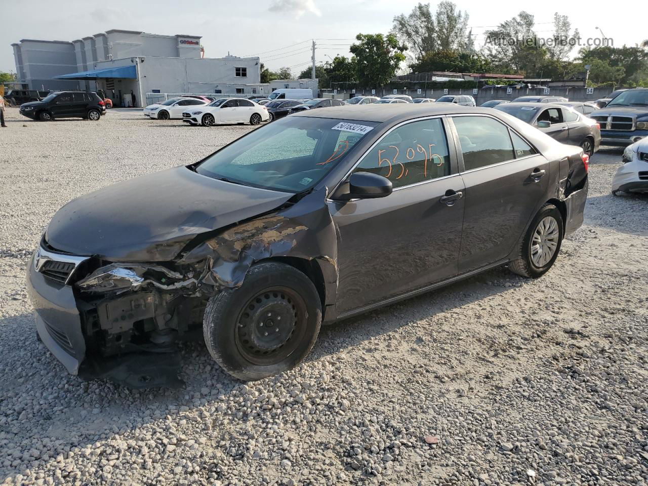 2012 Toyota Camry Base Gray vin: 4T4BF1FK5CR165675