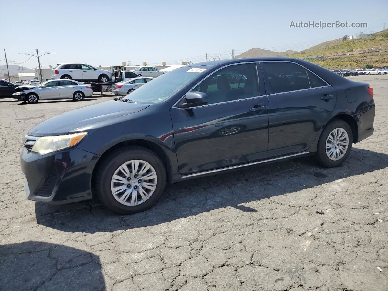 2012 Toyota Camry Base Black vin: 4T4BF1FK5CR178345