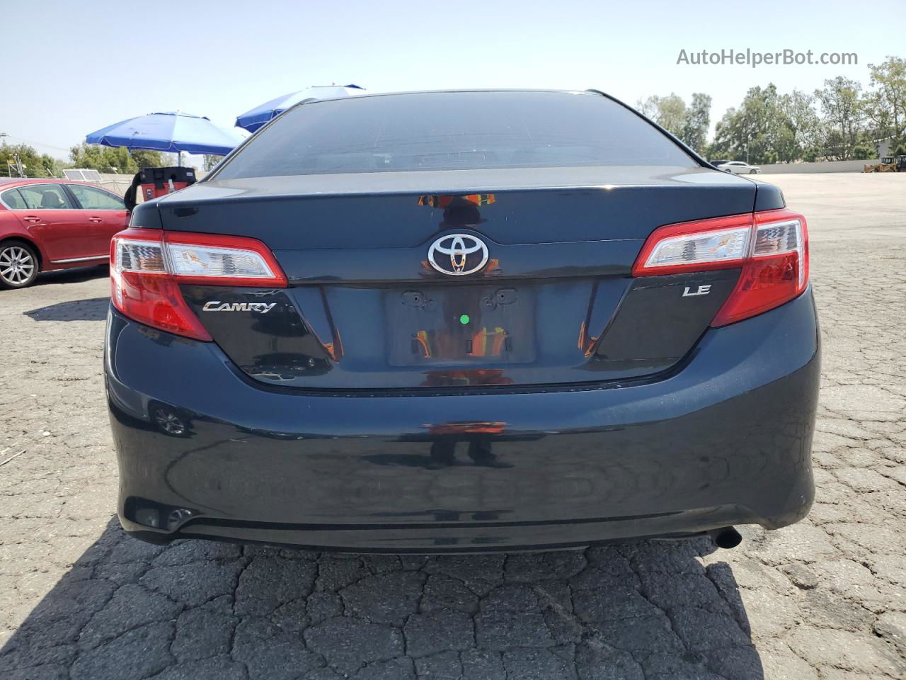 2012 Toyota Camry Base Black vin: 4T4BF1FK5CR178345