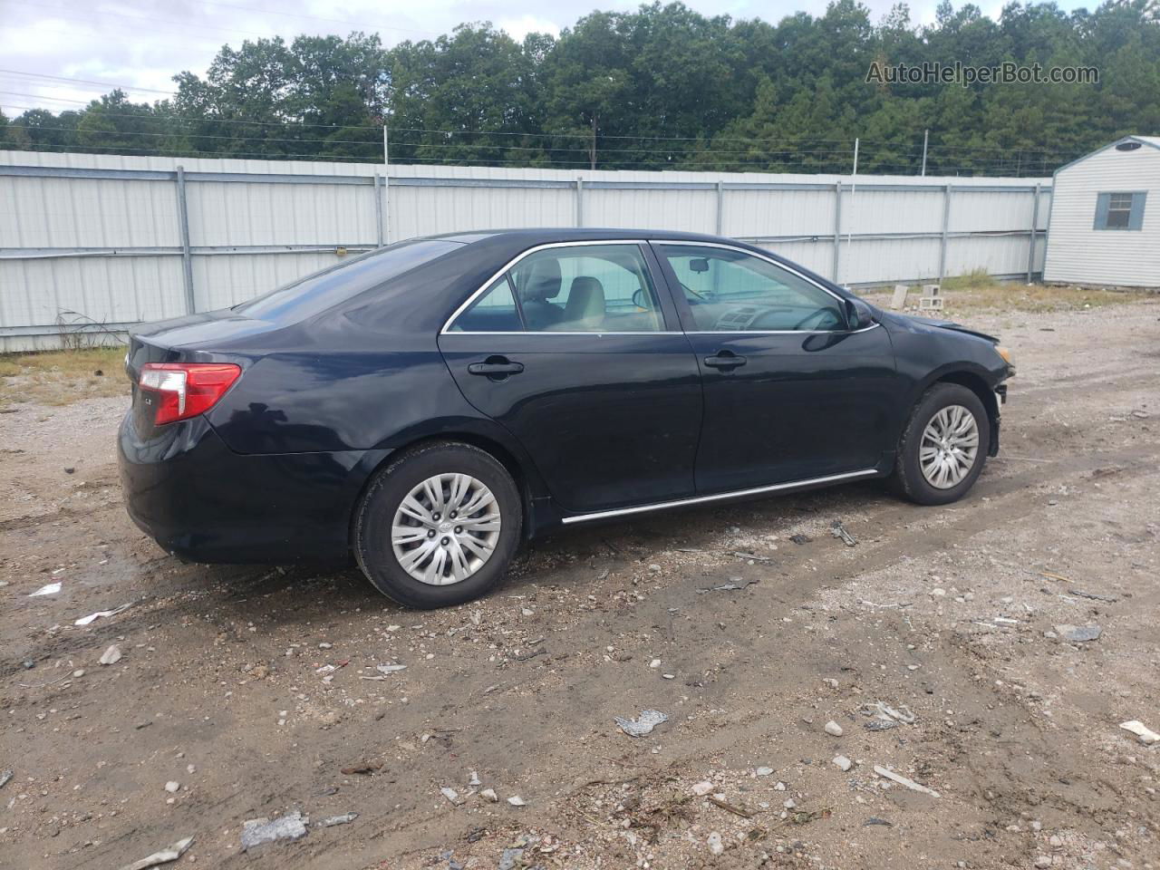 2012 Toyota Camry Base Черный vin: 4T4BF1FK5CR192228