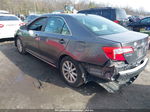 2012 Toyota Camry Xle Gray vin: 4T4BF1FK5CR195016