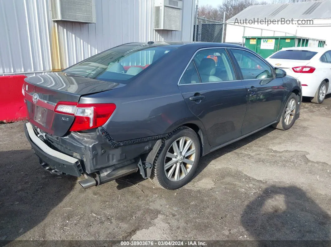 2012 Toyota Camry Xle Gray vin: 4T4BF1FK5CR195016