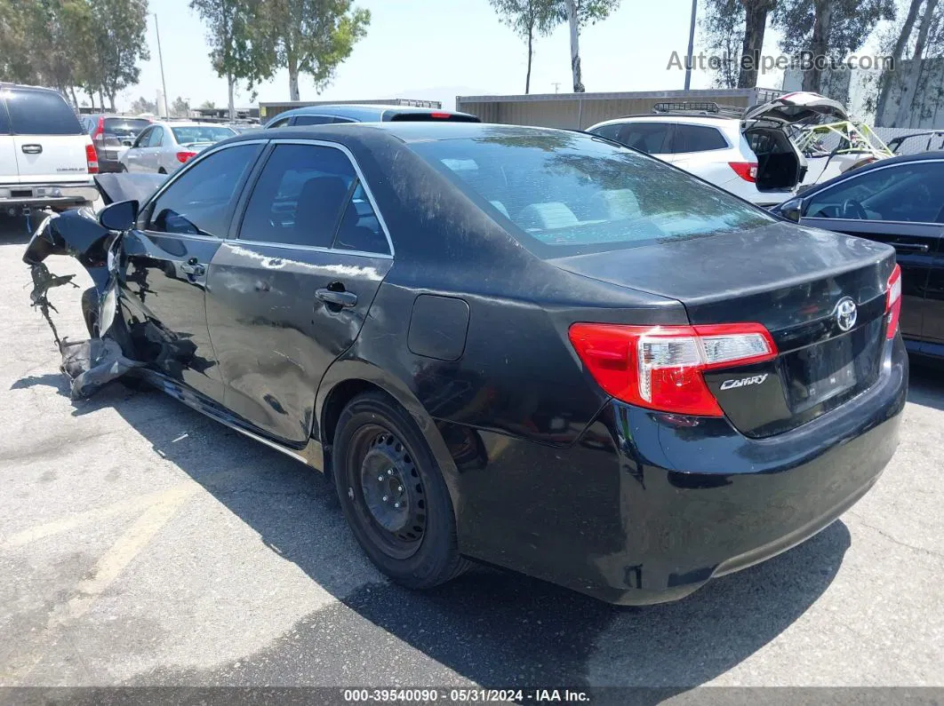 2012 Toyota Camry Le Black vin: 4T4BF1FK5CR195856