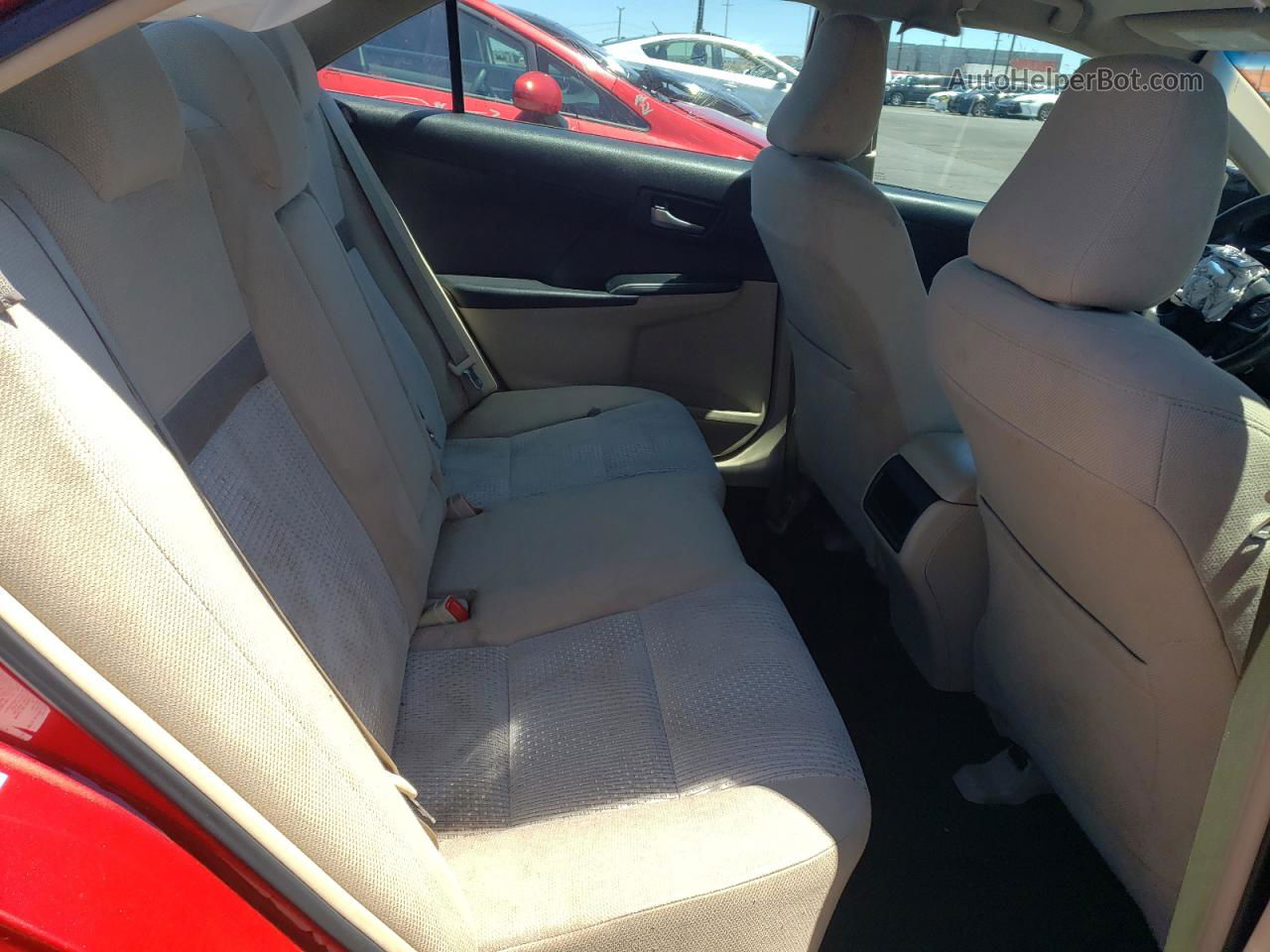 2012 Toyota Camry Base Red vin: 4T4BF1FK5CR199745