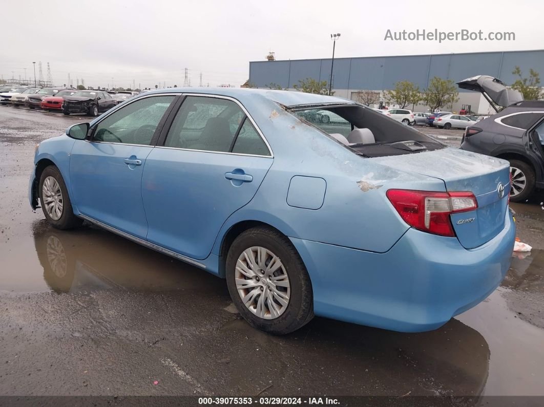 2012 Toyota Camry Le Blue vin: 4T4BF1FK5CR201087