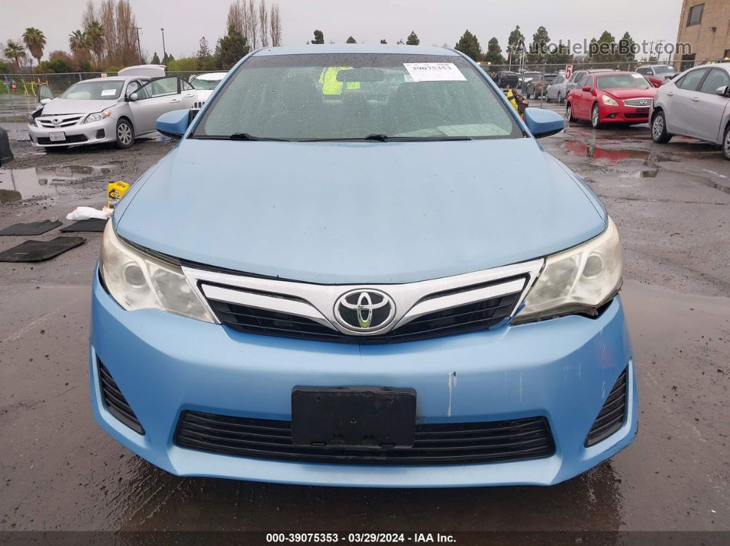 2012 Toyota Camry Le Blue vin: 4T4BF1FK5CR201087