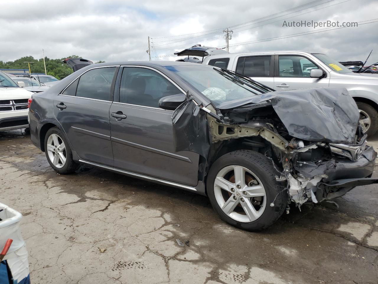 2012 Toyota Camry Base Gray vin: 4T4BF1FK5CR217581