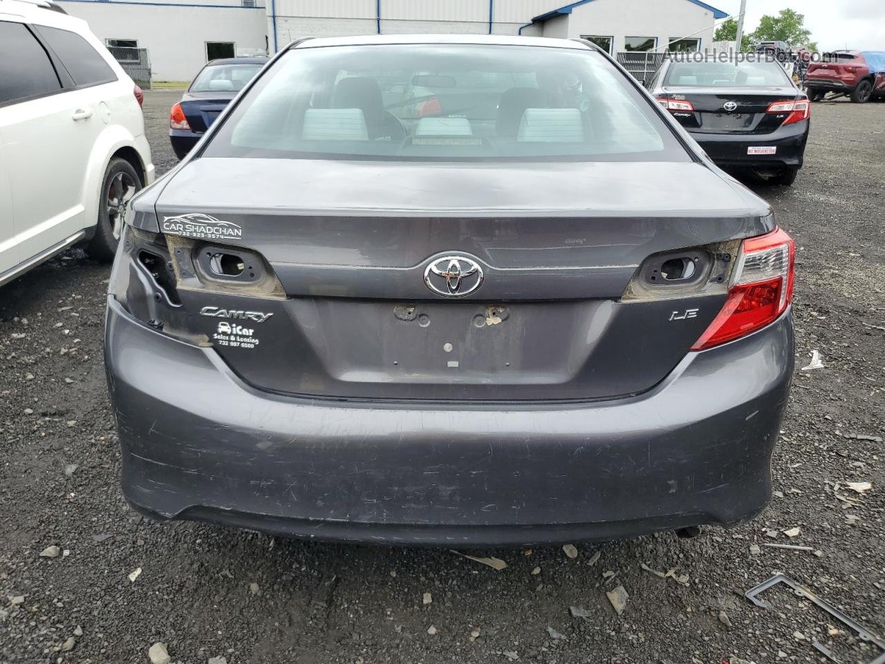 2012 Toyota Camry Base Charcoal vin: 4T4BF1FK5CR226295