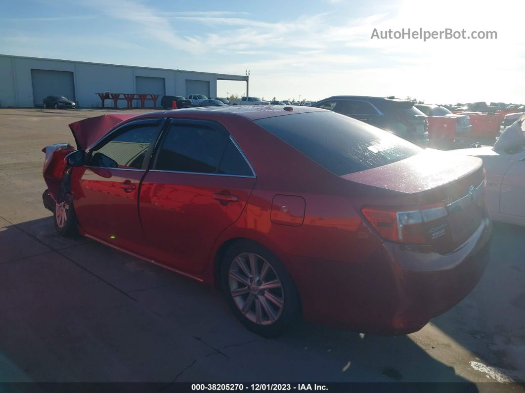 2012 Toyota Camry Xle Burgundy vin: 4T4BF1FK5CR236003