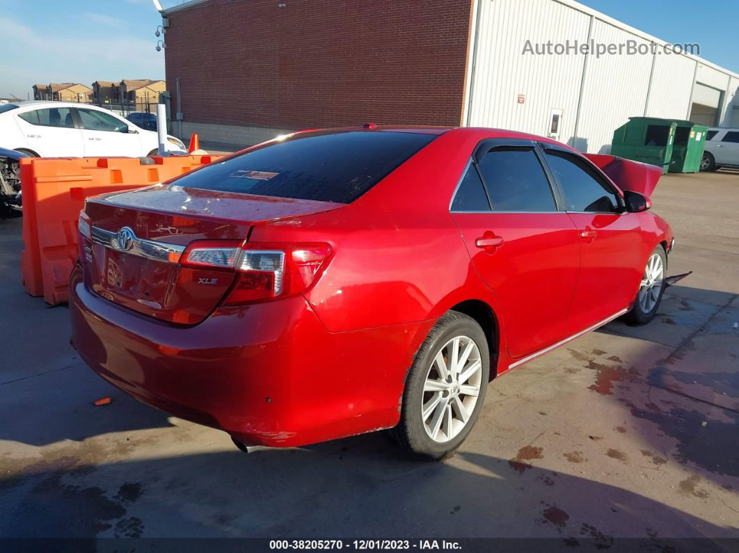 2012 Toyota Camry Xle Burgundy vin: 4T4BF1FK5CR236003