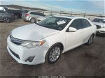 2012 Toyota Camry Xle White vin: 4T4BF1FK5CR245347
