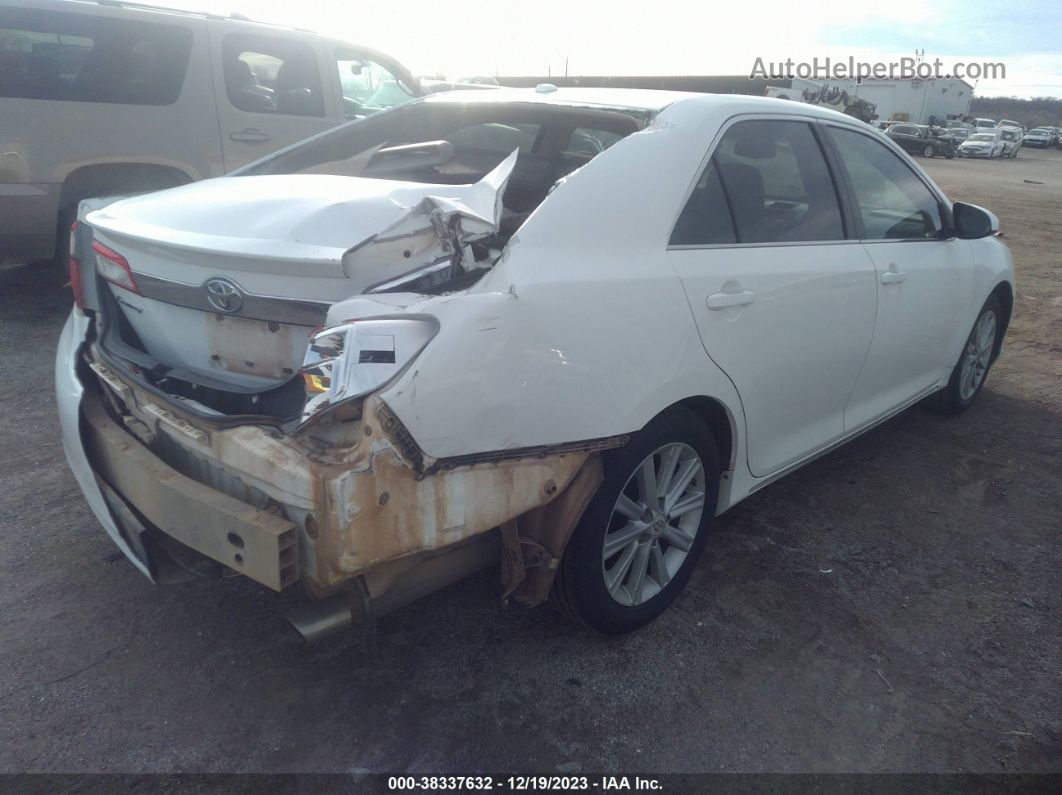 2012 Toyota Camry Xle Белый vin: 4T4BF1FK5CR245347