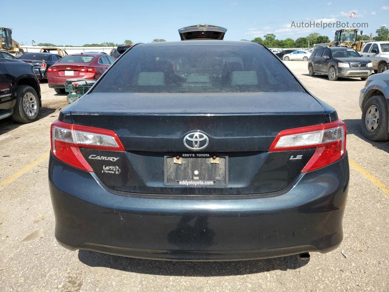 2012 Toyota Camry Base Черный vin: 4T4BF1FK5CR250595