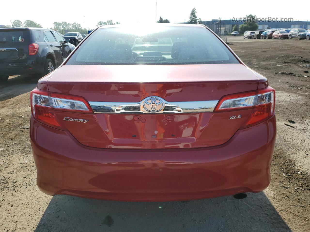 2012 Toyota Camry Base Red vin: 4T4BF1FK5CR267526