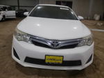 2012 Toyota Camry Base White vin: 4T4BF1FK5CR268031