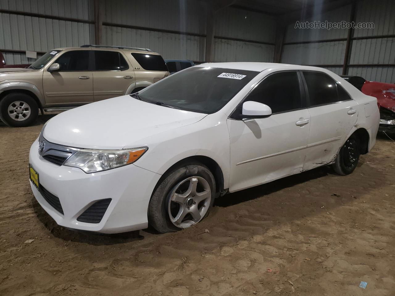 2012 Toyota Camry Base White vin: 4T4BF1FK5CR268031