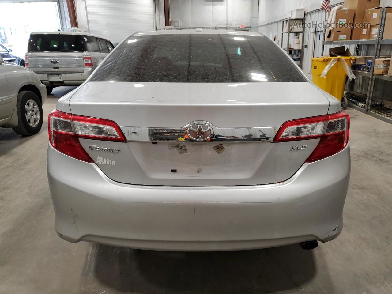 2013 Toyota Camry L Серебряный vin: 4T4BF1FK5DR320971