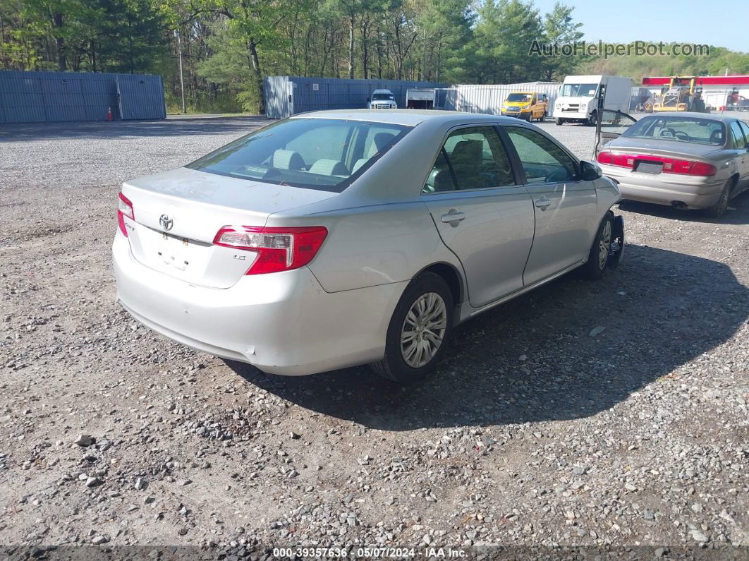 2014 Toyota Camry Le Silver vin: 4T4BF1FK5ER377639