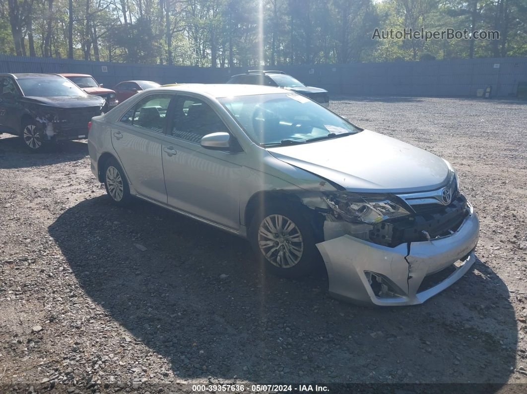 2014 Toyota Camry Le Silver vin: 4T4BF1FK5ER377639
