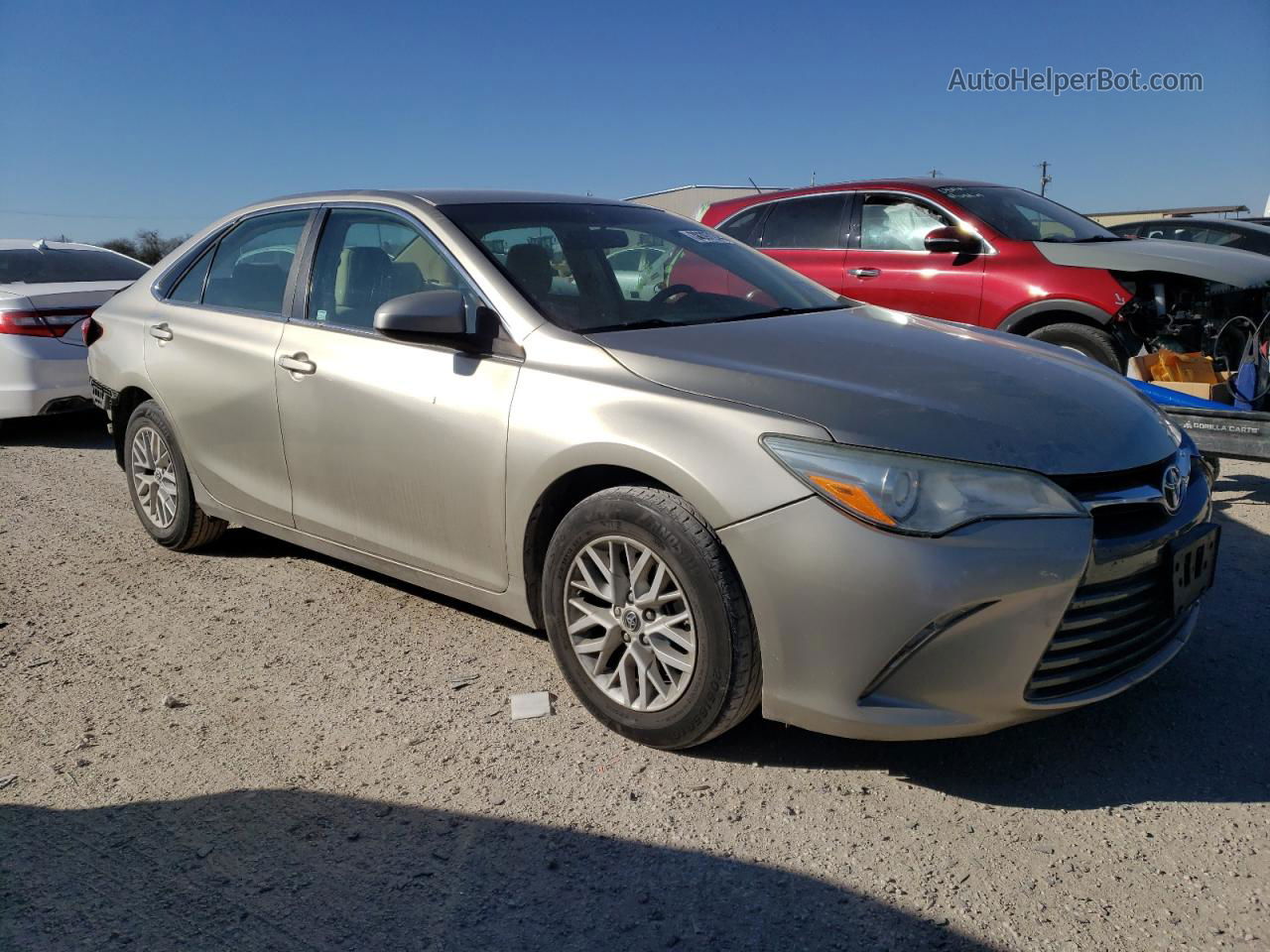 2016 Toyota Camry Le Золотой vin: 4T4BF1FK5GR530457