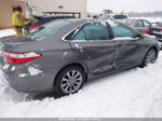 2016 Toyota Camry Xle Gray vin: 4T4BF1FK5GR550840