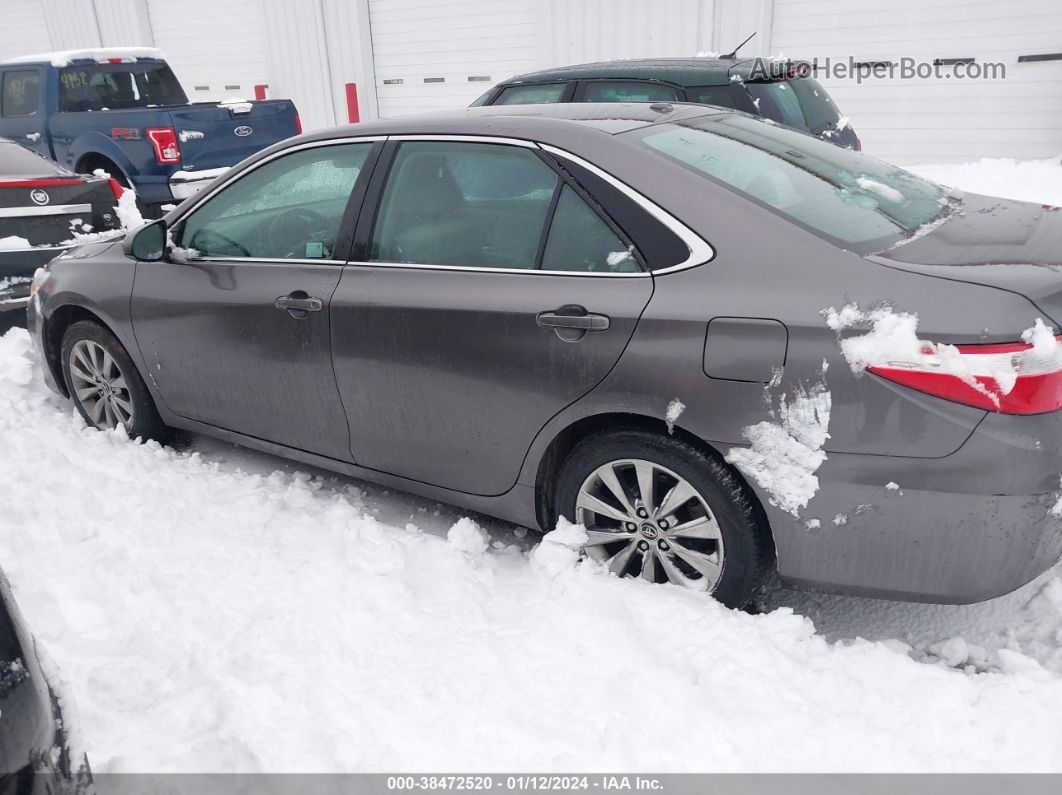 2016 Toyota Camry Xle Gray vin: 4T4BF1FK5GR550840