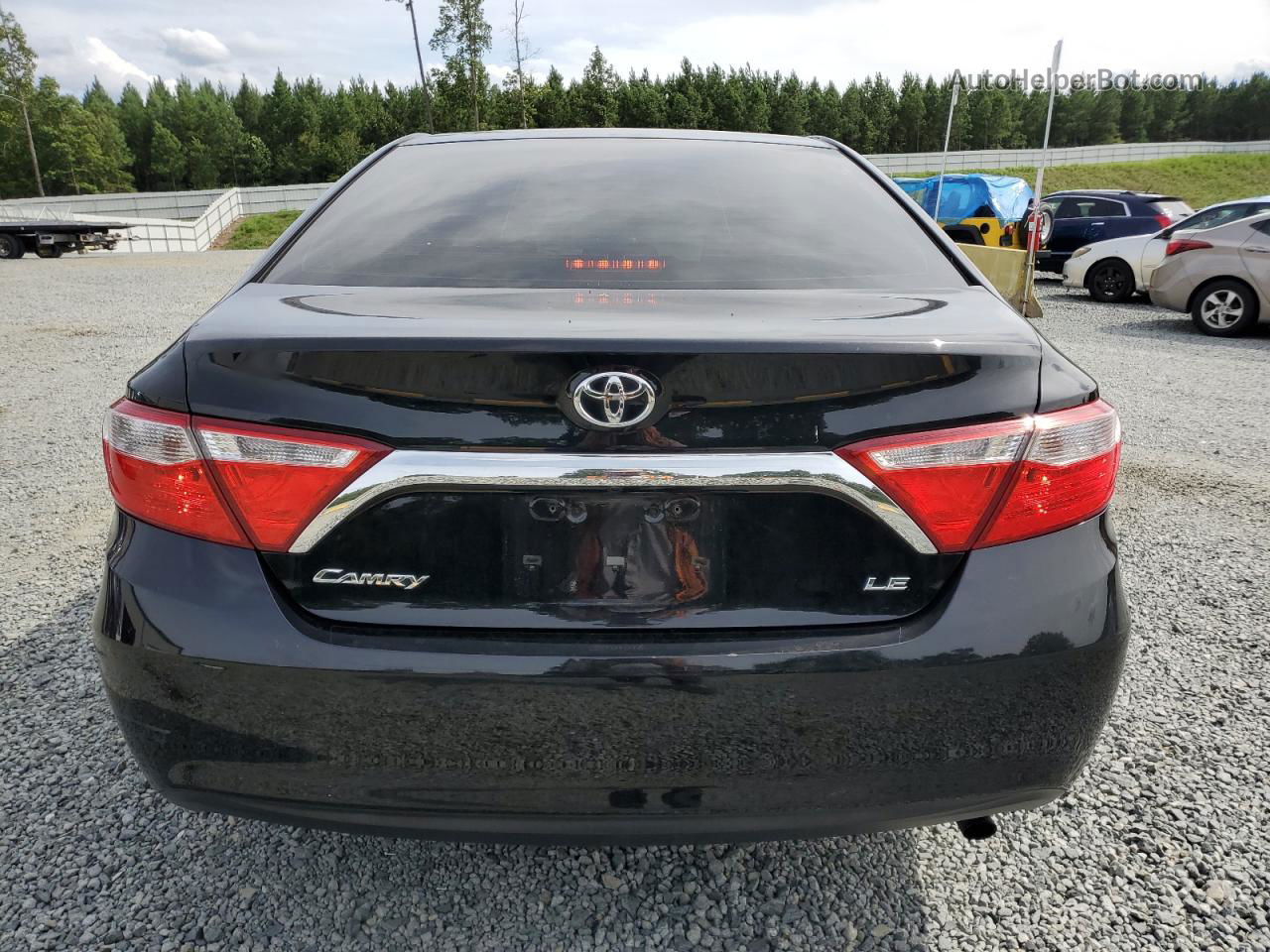 2016 Toyota Camry Le Black vin: 4T4BF1FK5GR573194