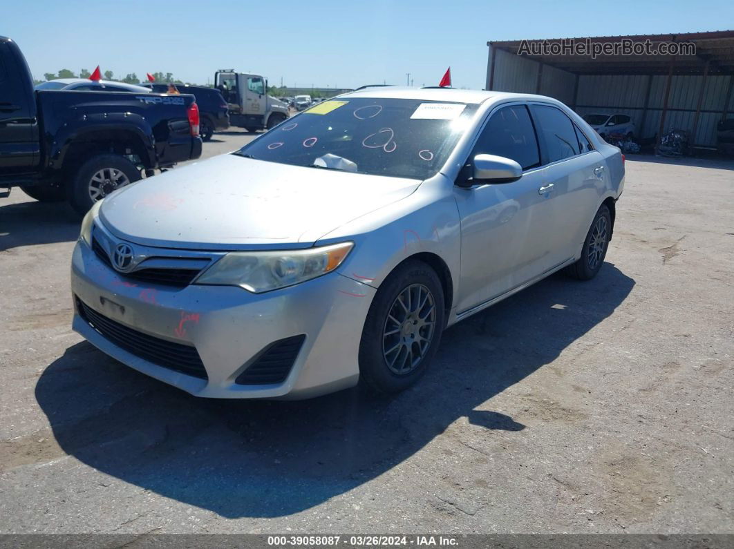 2012 Toyota Camry Le Silver vin: 4T4BF1FK6CR166835