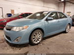 2012 Toyota Camry Xle Light Blue vin: 4T4BF1FK6CR173056