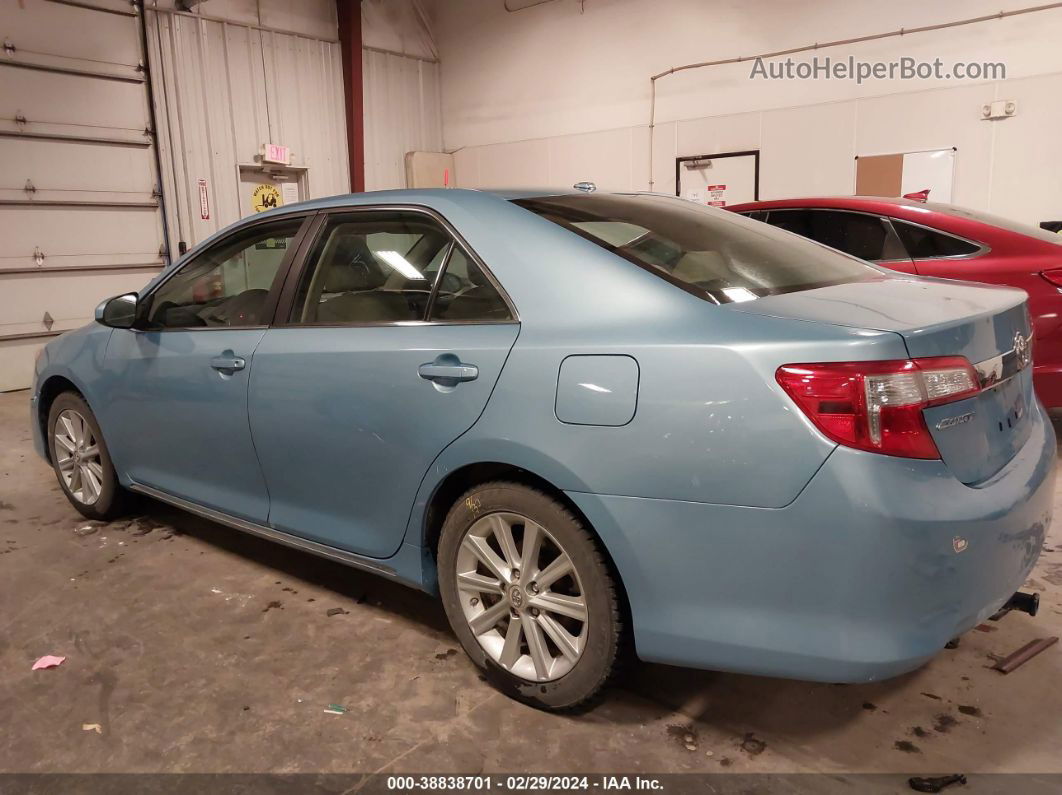 2012 Toyota Camry Xle Light Blue vin: 4T4BF1FK6CR173056