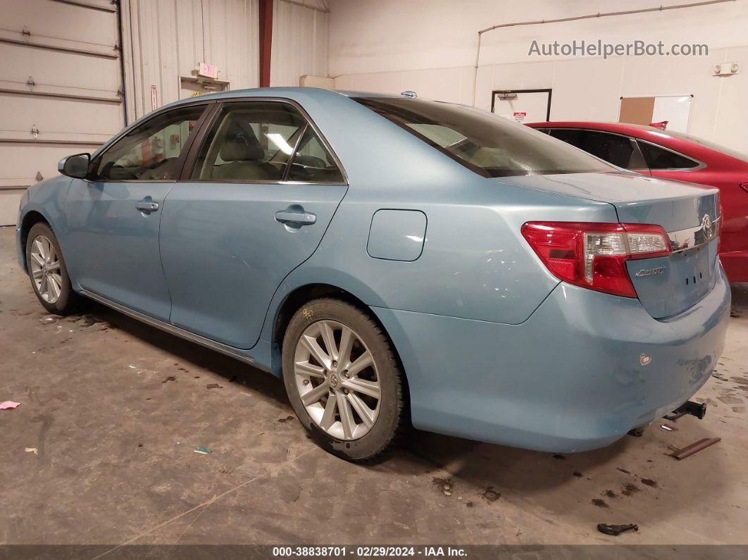 2012 Toyota Camry Xle Light Blue vin: 4T4BF1FK6CR173056