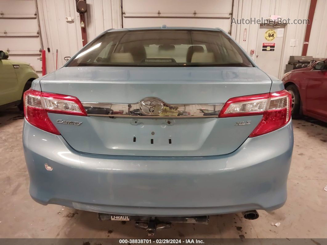 2012 Toyota Camry Xle Light Blue vin: 4T4BF1FK6CR173056