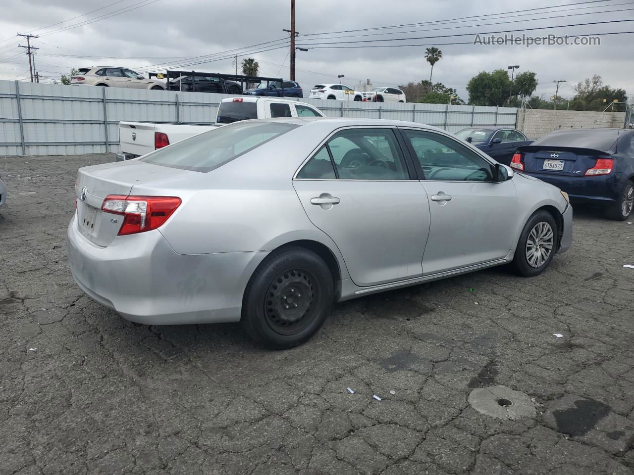 2012 Toyota Camry Base Silver vin: 4T4BF1FK6CR176247