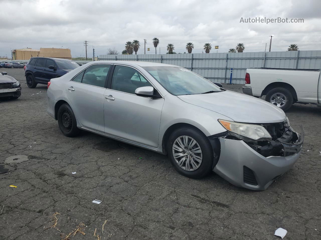 2012 Toyota Camry Base Silver vin: 4T4BF1FK6CR176247