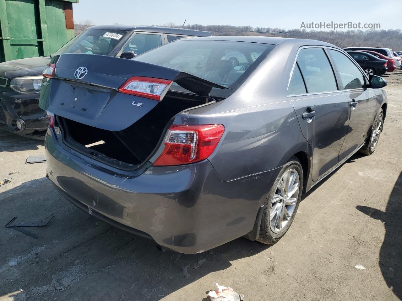 2013 Toyota Camry L Gray vin: 4T4BF1FK6DR279640