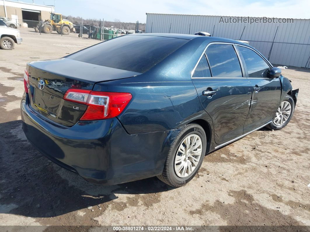 2013 Toyota Camry Le Blue vin: 4T4BF1FK6DR300020
